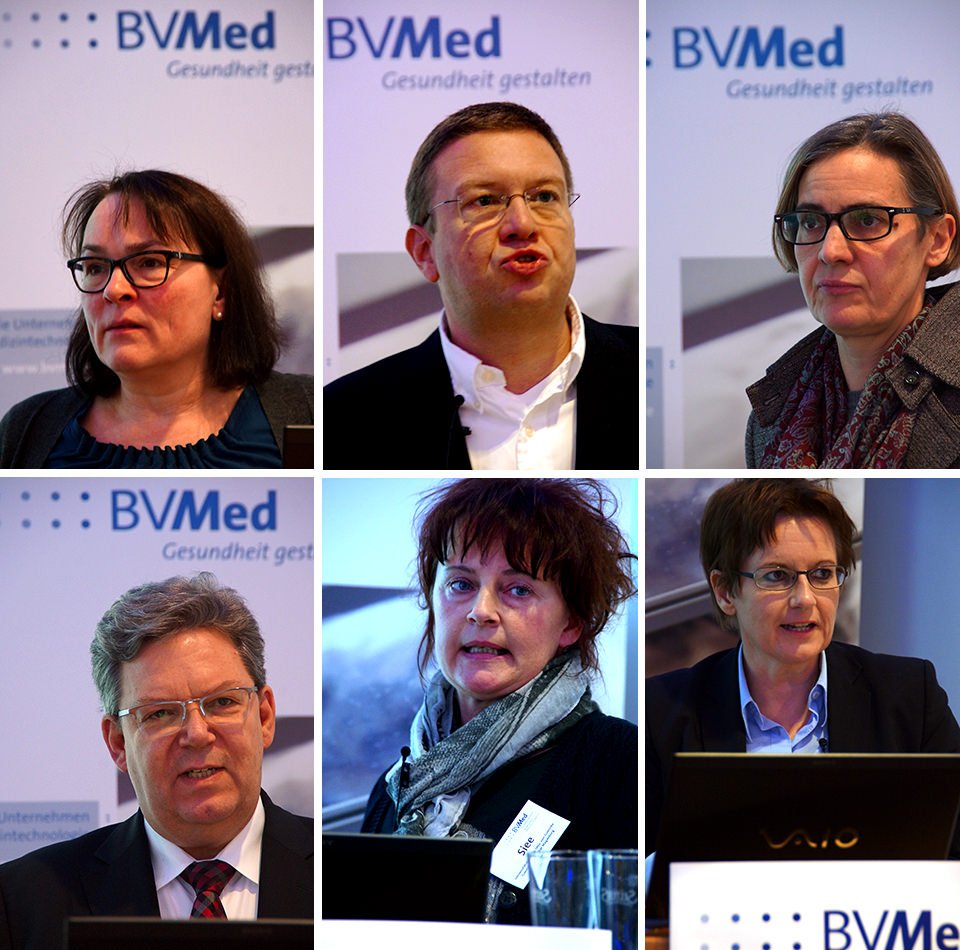 Die Referenten des BVMed-Hygieneforums 2014.