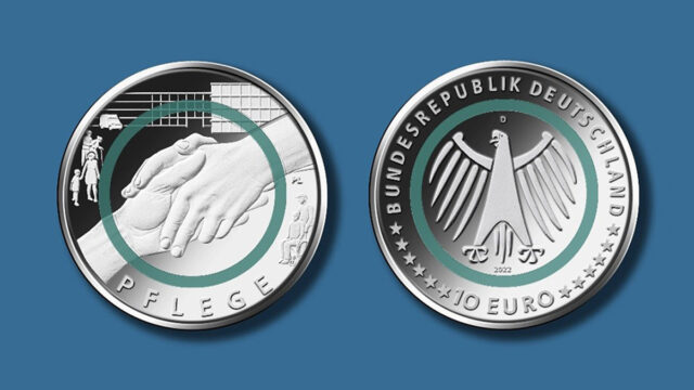 10-Euro-Sammler­münze für die Pflege